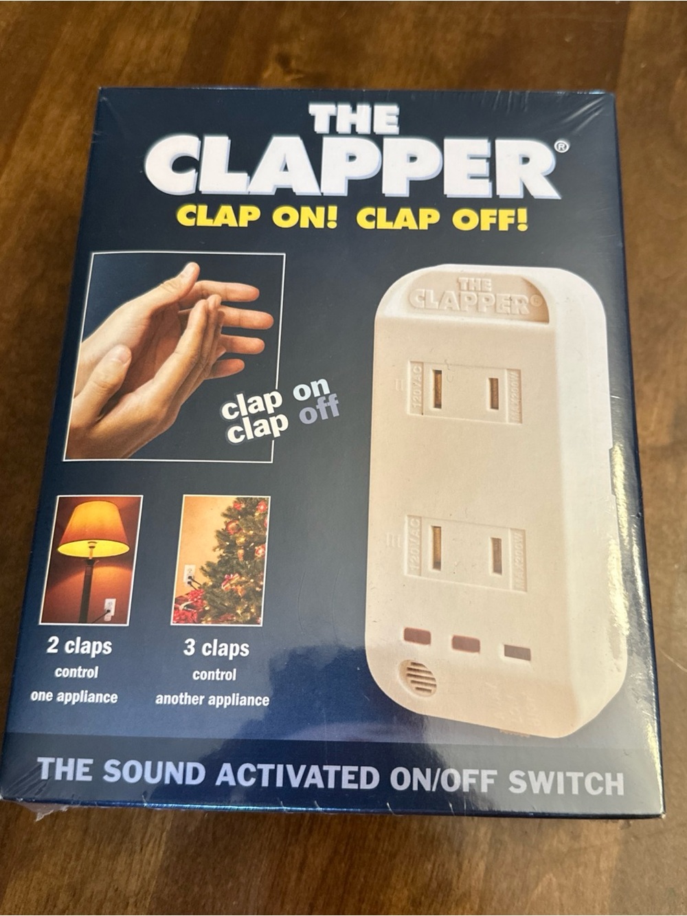The Clapper Sound Activated On/Off Switch | Clap On/Off | New Sealed Box
